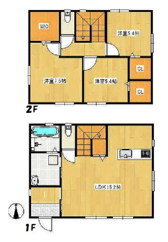 茂原市八千代1　中古戸建の間取り|図面と現況に相違がある場合、現況を優先致します。