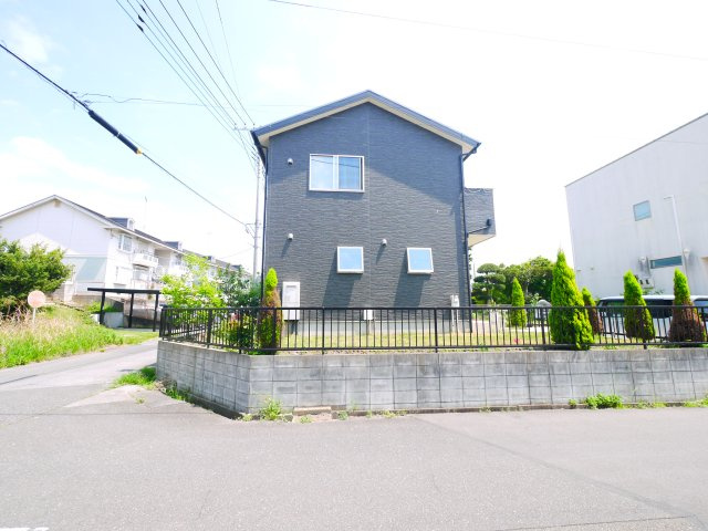 茂原市八千代1　中古戸建の外観|令和3年5月築　３LDK  都市ガス　駐車2台可能 JR外房線茂原駅徒歩約15分