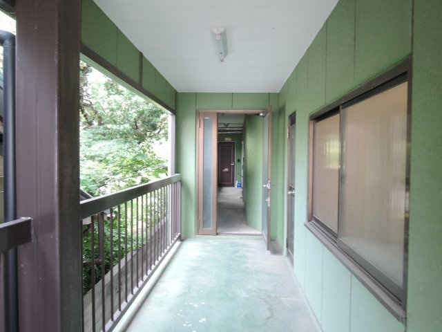 グリーンハイツのエントランス