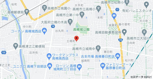 グリーンハイツの地図
