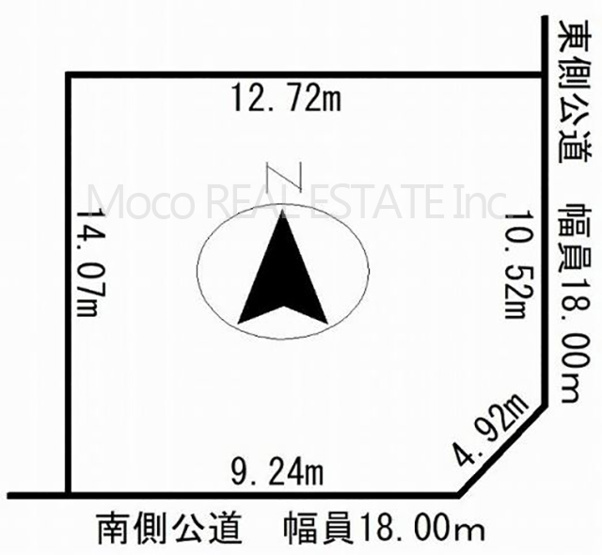 【区画図】 | 北見市上ところ中古住宅