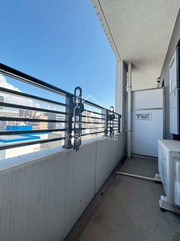 プラシード新町のバルコニー|同マンション別部屋：参考写真