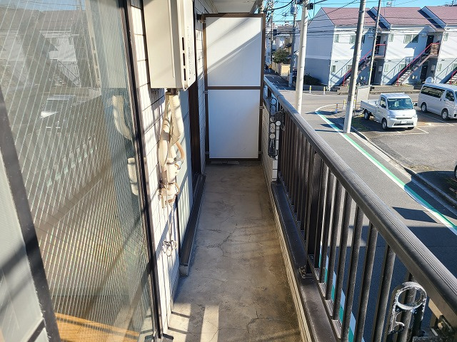 グランパール川口のバルコニー