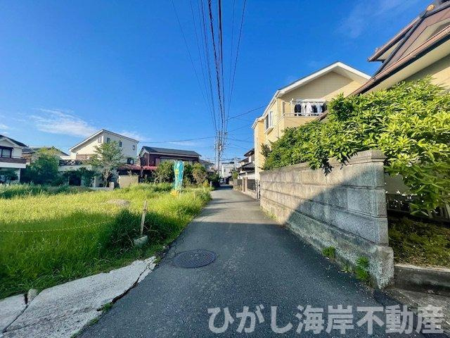 茅ヶ崎市南湖　売地　全４区画の前面道路含む現地写真|現地外観