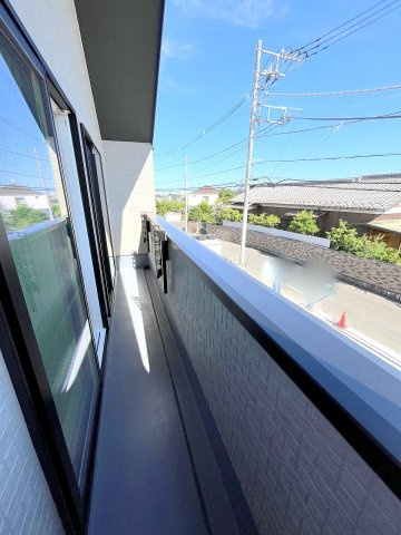 あきる野市二宮全２棟　新築分譲のバルコニー