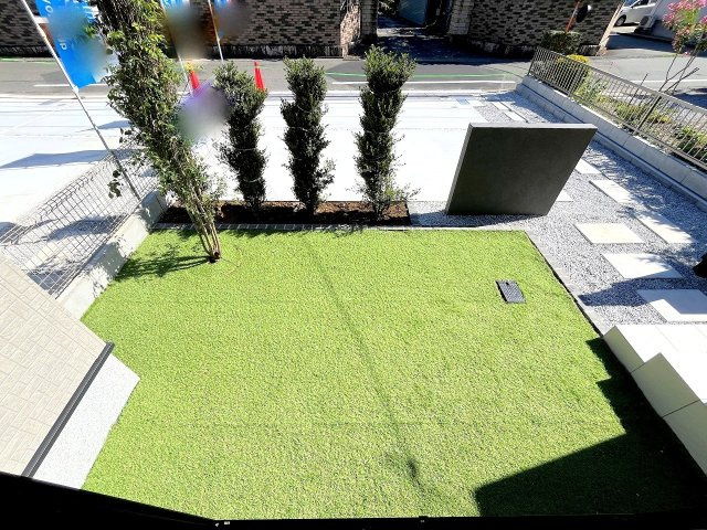 あきる野市二宮全２棟　新築分譲の庭