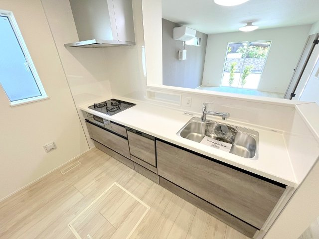 あきる野市二宮全２棟　新築分譲のキッチン