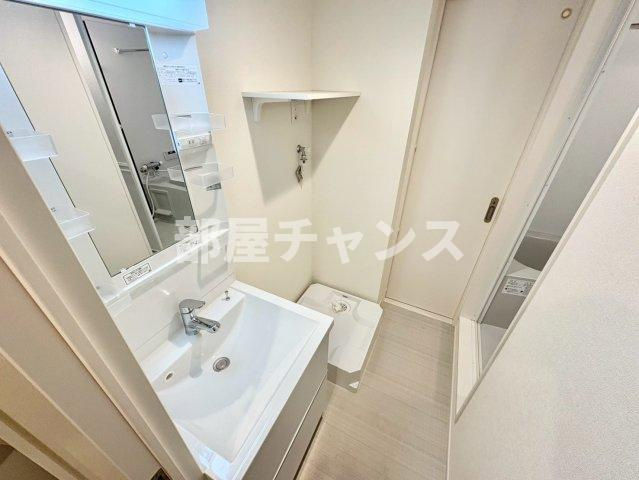 ハーモニーテラス高道町Ⅵの独立洗面台