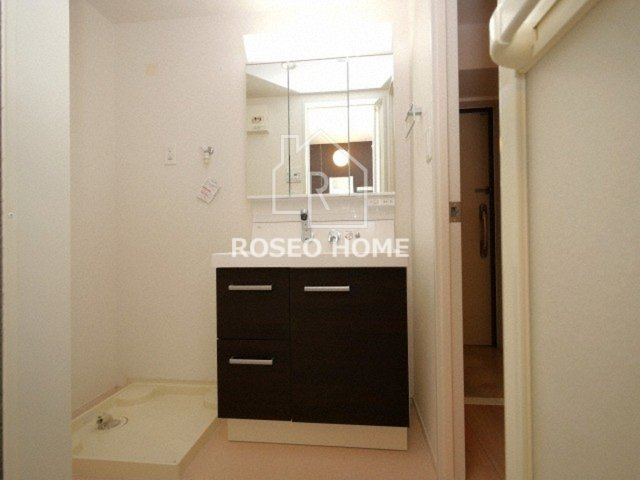 ヴァンヴェール森の宮の洗面所