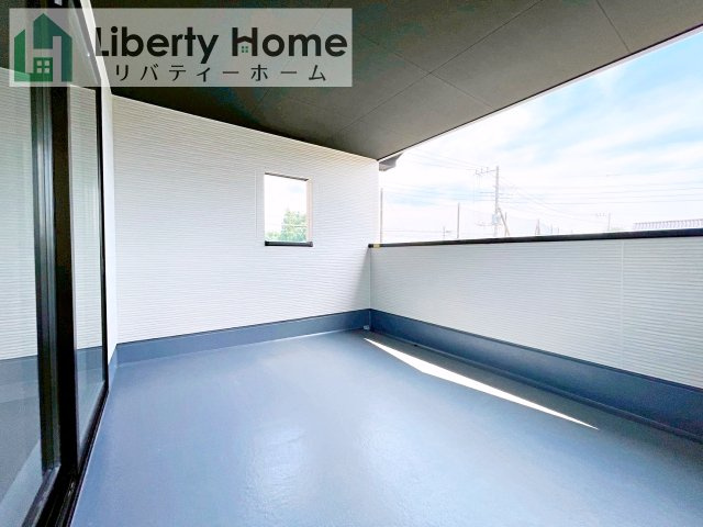 常陸太田市馬場町2期　新築戸建のバルコニー