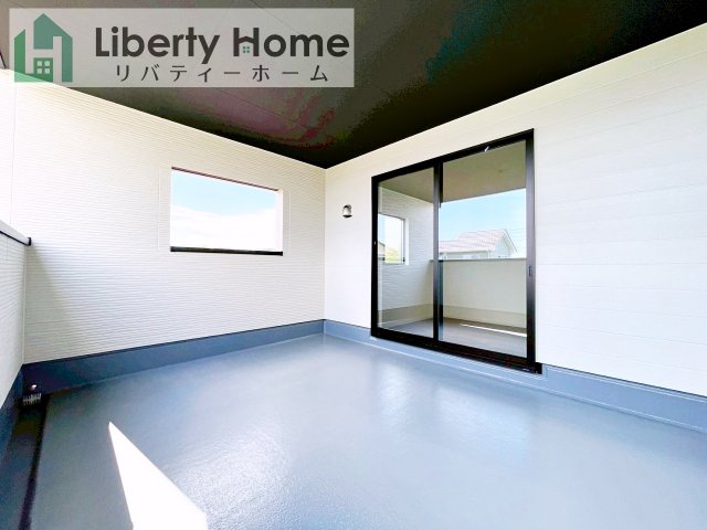 常陸太田市馬場町2期　新築戸建のバルコニー