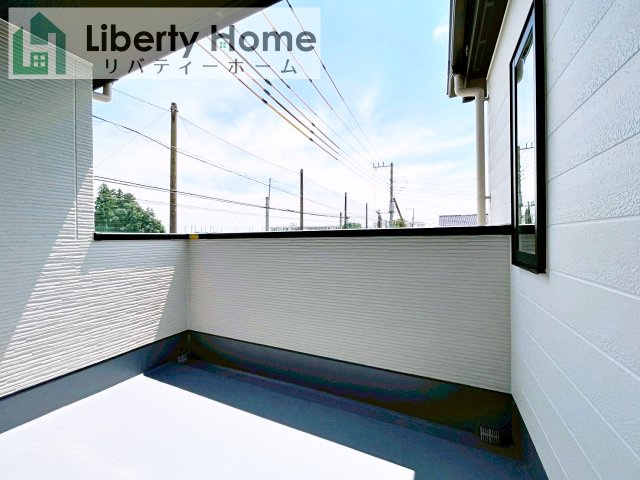 常陸太田市馬場町2期　新築戸建のバルコニー