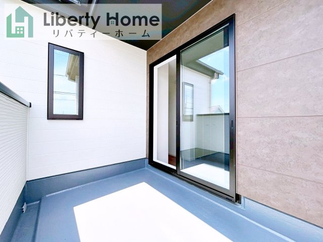 常陸太田市馬場町2期　新築戸建のバルコニー