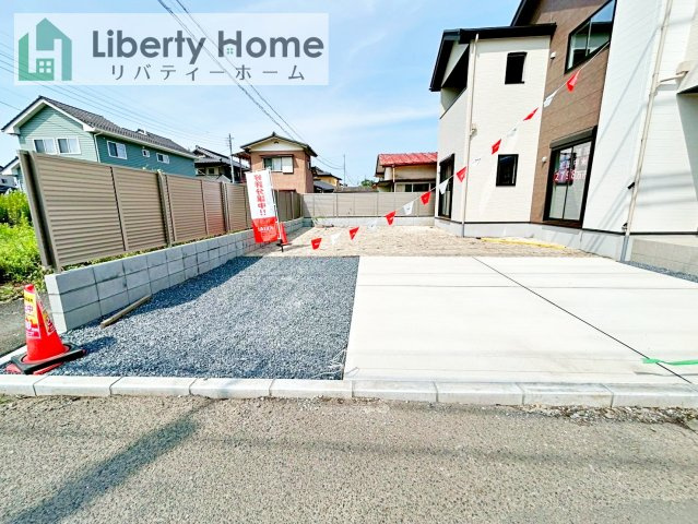 常陸太田市馬場町2期　新築戸建の庭