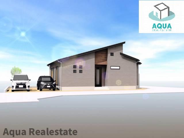 高松市仏生山町　モデルハウスの外観パース|外観パースです