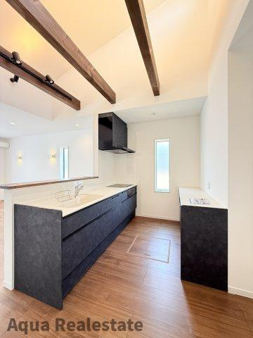 高松市仏生山町　モデルハウスのキッチン|使いやすいキッチンです