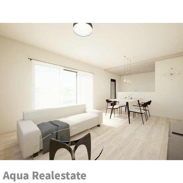 高松市仏生山町甲の新築一戸建の居間・リビング|おしゃれなリビングです