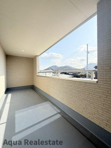 リーブルガーデン高松市多肥上町第九のバルコニー|広々としたバルコニーです