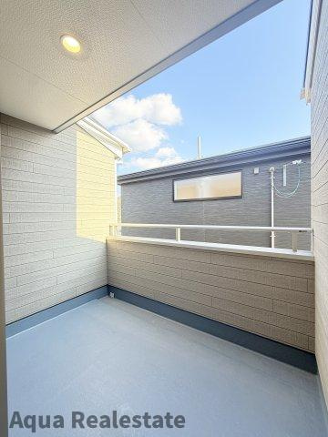 リーブルガーデン高松市多肥上町第九のバルコニー|広々としたバルコニーです