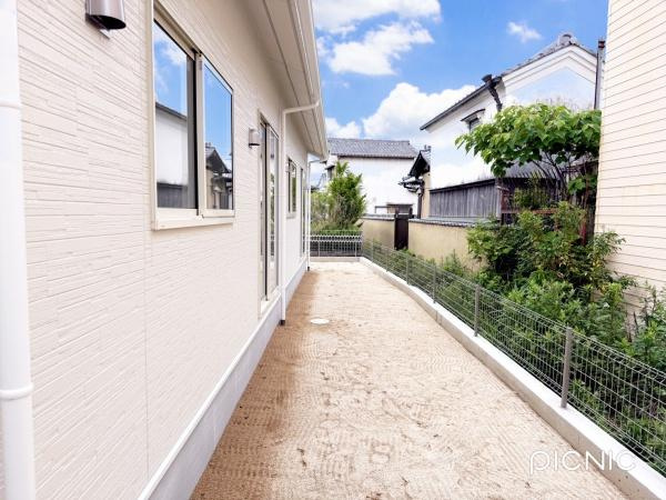 和歌山市杭ノ瀬第3-2号棟　新築戸建の庭