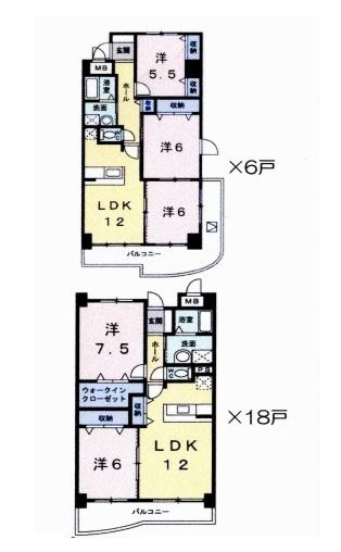 アズゥールの間取り