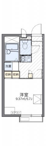 レオパレスアドバンテージ明石の間取り