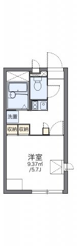 神戸市西区伊川谷町有瀬のアパートの間取り
