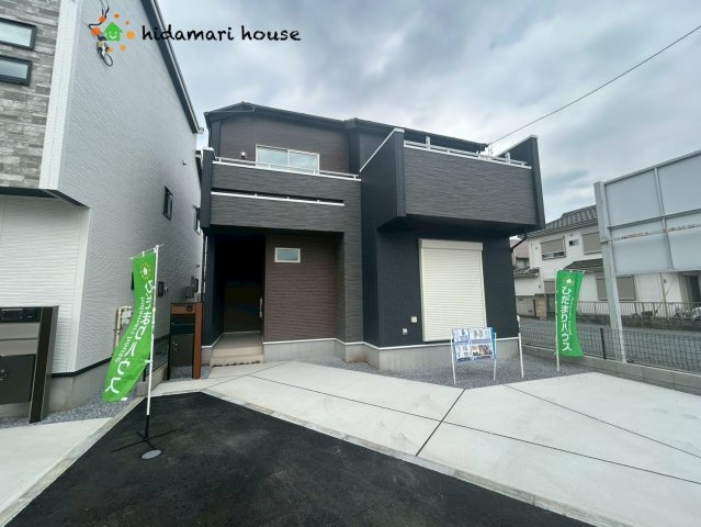 上尾市瓦葺　新築戸建　ブルーミング03の外観|現地写真