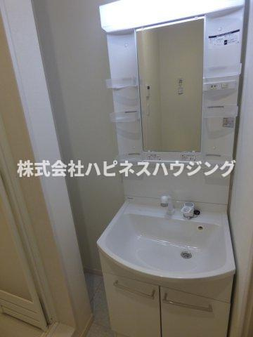オークプレイスの独立洗面台