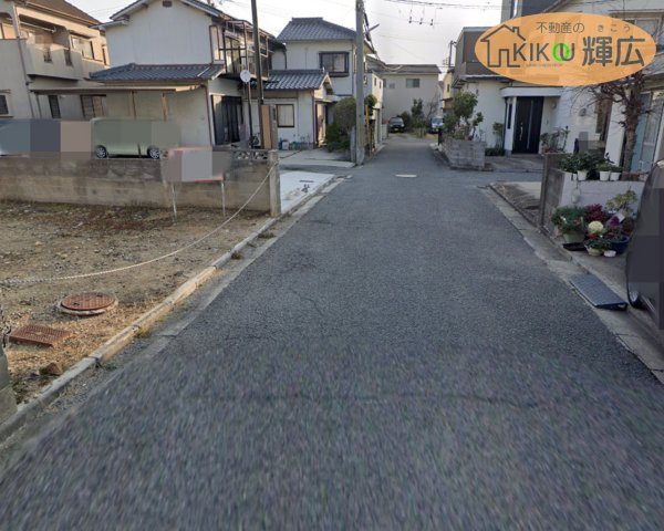 加古川市加古川町河原　　土地の前面道路含む現地写真