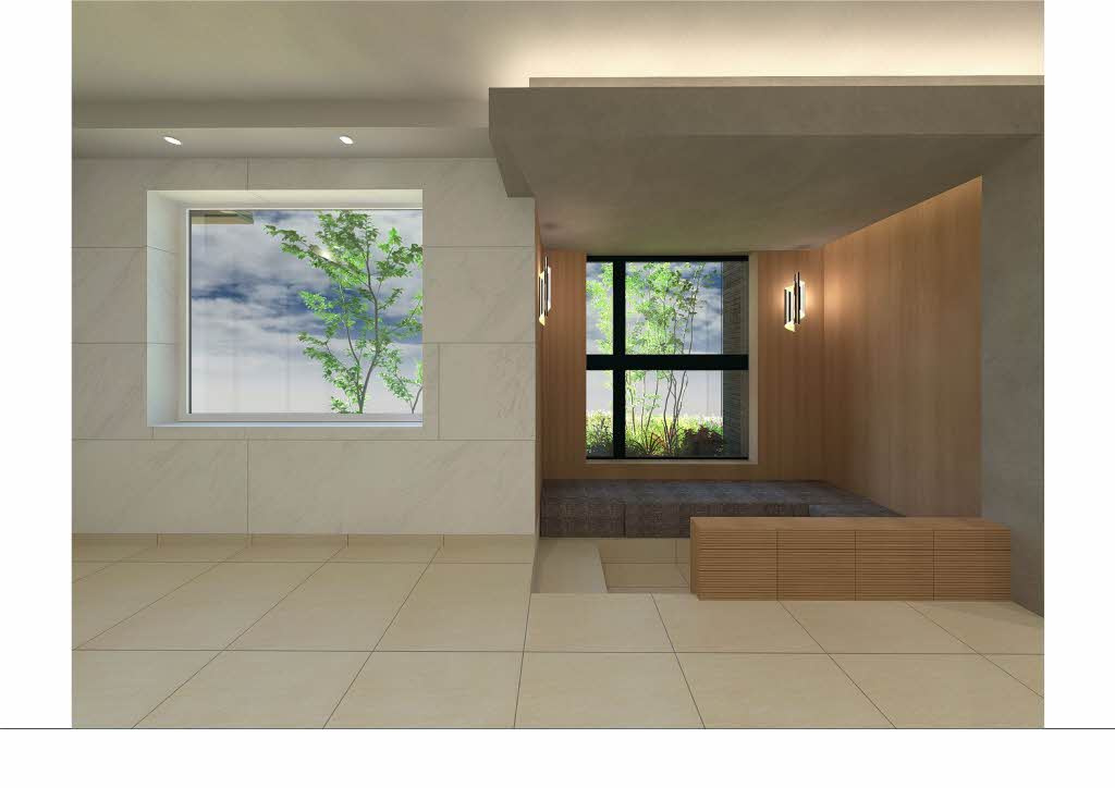 シャーメゾングランベアーのエントランス