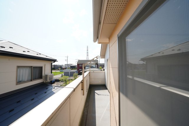 高崎市新保町中古住宅のバルコニー