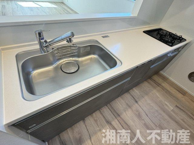 鎌倉市腰越４丁目新築戸建のキッチン|きれいなキッチンです