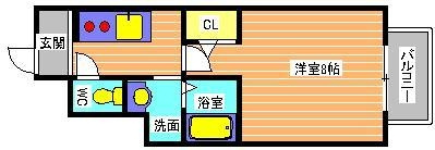 ユニベール神戸の間取り
