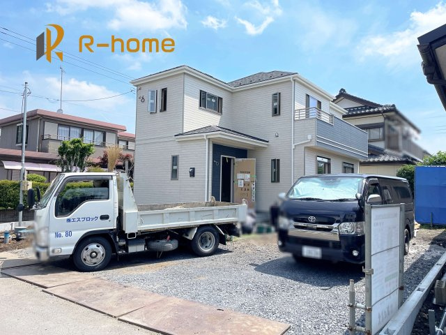 ひたちなか市津田1期　新築戸建て　1号棟の外観|ご予約を頂ければ、『平日』はもちろん『早朝』や『夜間』もご見学可能です♪お気軽にお申し付けください♪