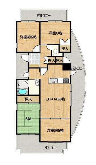 【間取り】の画像