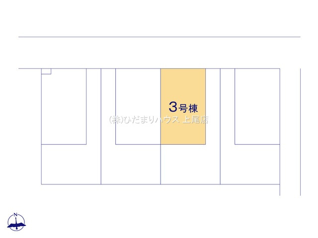 西区島根　新築戸建　リーブルガーデン03の区画図