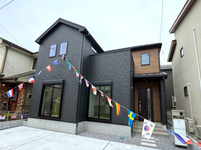 【外観】 | 柏市永楽台１丁目新築戸建【柏第八小学校：3分】 | 完成済み内覧可能です！！