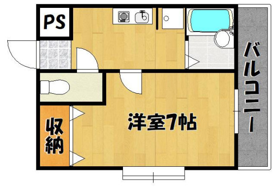 ベルゲンハイツ明石の間取り