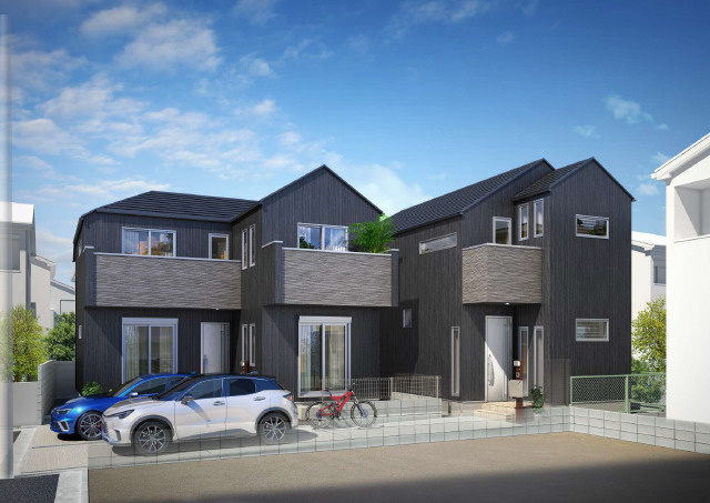 練馬区東大泉6丁目　ゆとりの敷地×ゆとりの建物　限定2棟の外観パース