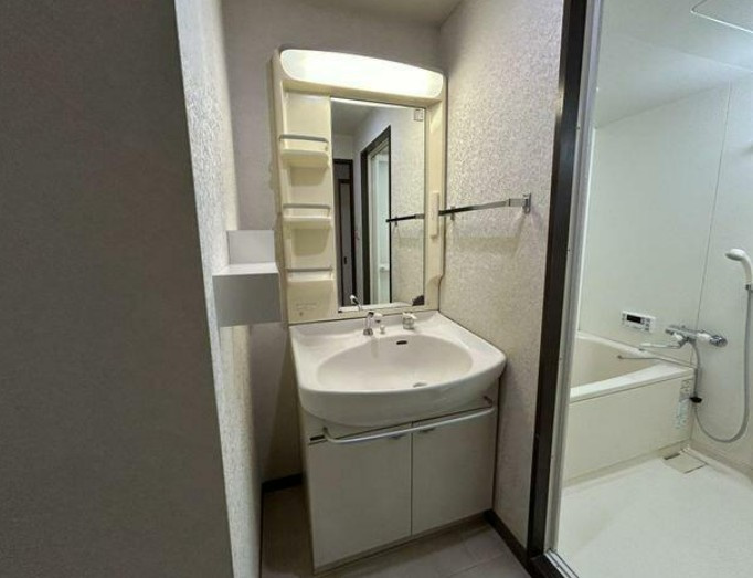 【中古マンション】ルミナス鶴ヶ島の独立洗面台|朝の身支度に欠かせない洗面台！