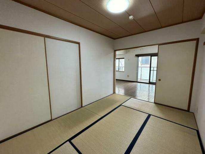 【中古マンション】ルミナス鶴ヶ島の和室|同じく6帖和室です！