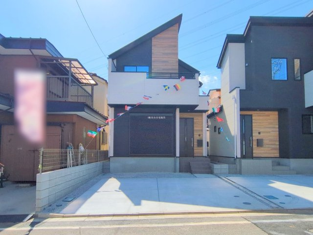 ふじみ野市桜ケ丘１丁目の新築一戸建の外観|並列2台駐車可能なゆとりのカースペース！