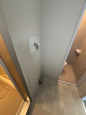 【ランドリースペース】 | クローバーハイツ森小路１号棟 | 洗濯用水栓