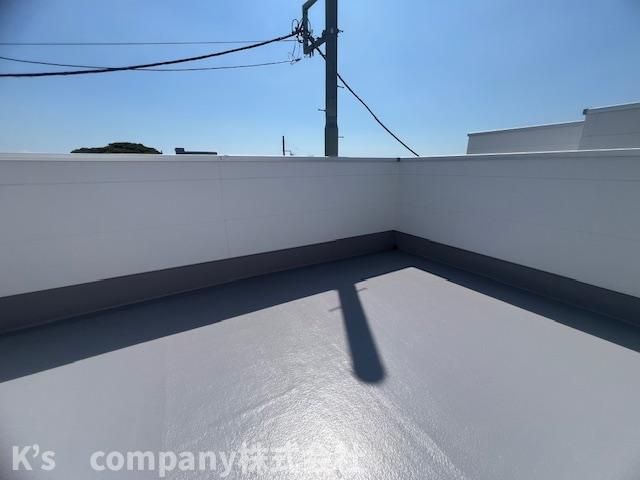 茅ヶ崎市柳島２丁目　新築戸建　2号棟のバルコニー|ルーフバルコニー付き◇◇