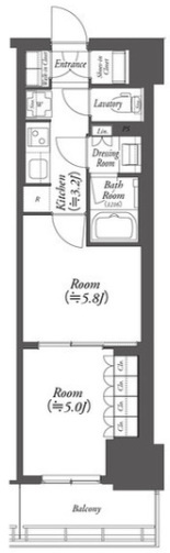 ＷＯＲＶＥ横浜伊勢佐木町の間取り