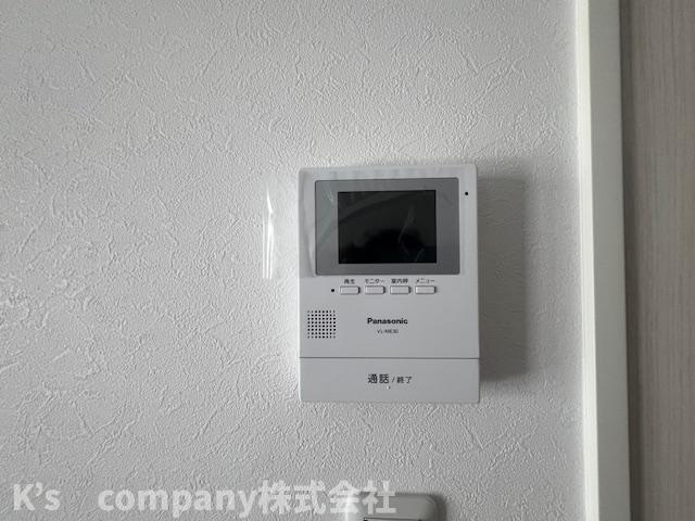 茅ヶ崎市柳島２丁目　新築戸建　4号棟の防犯設備|訪問者の顔が見えて安心です♪