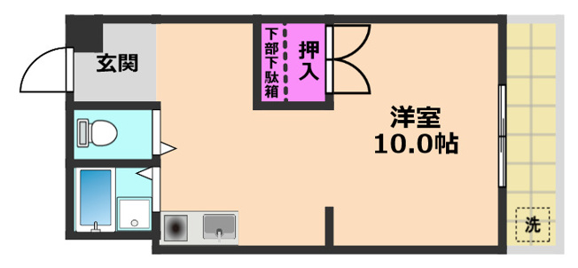 【間取り】 | 光栄ハイツ大畑