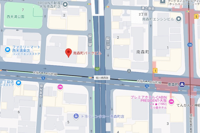 【地図】 | 南森町パークビル