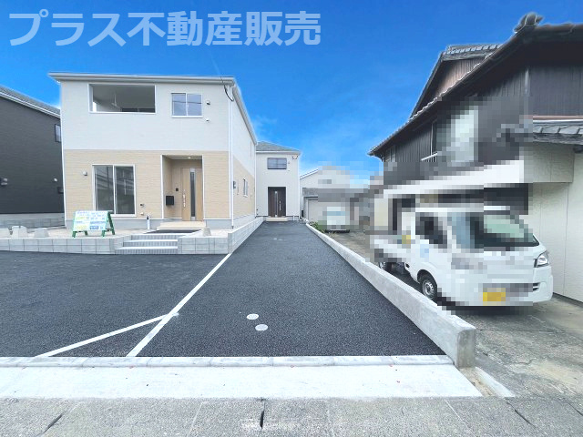 【外観】 | 糟屋郡篠栗町田中1丁目第1　1号棟（全4棟）【仲介手数料無料・0円】 | 現地写真。同じ物件を見るなら、プラス不動産販売にお任せ下さい。